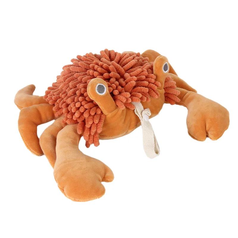 

Полотенце для рук с изображением мультяшного краба, милое, впитывающее воду, быстросохнущее, из синели, для домашнего использования, для ванной, утолщенное, против запаха, новое