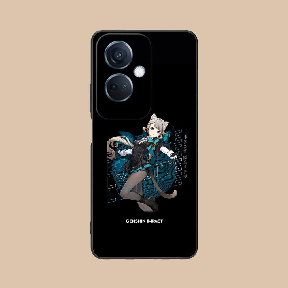 Game GI Lynette Matte TPU Mobile Phone Case for OPPO Find X9 X8 X7 X6 X5 X3 X2 Plus s Pro Ultra Lite Colorful Printing Cover