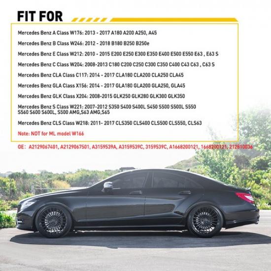 For Mercedes Benz Class LED Sequential Side Mirror Turn Lights Signal Smoked 2X