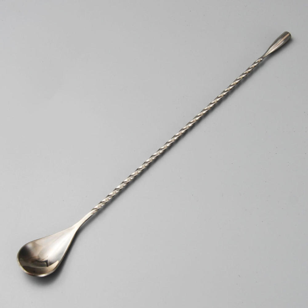 Long Handle Cocktail Stirrers Bartender Mixing Stick Spoon Stainless Steel Barman Kit Accessories Whisky Shaker Bar Kitchen 5