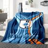 Name Custom Gallos Blancos Print Flannel Blanket High Quality Warm Comfortable Cover for All Seasons Perfect for Gifts Home Decor