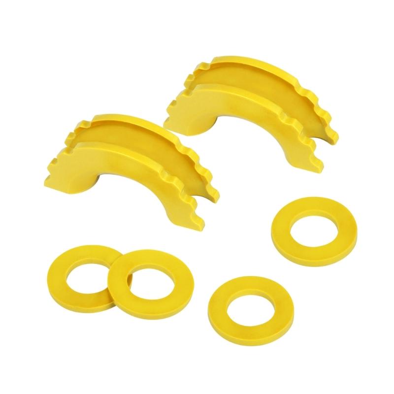 Shackle Isolator Upgraded DRing Shackle Covers & 4Pcs Washer Fits 3/4 inch Shackle Gear Design Rattling Protections