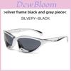 Y2k Fashion Sunglasses With Uv400 Protection For Outdoor Cycling And Party Wear