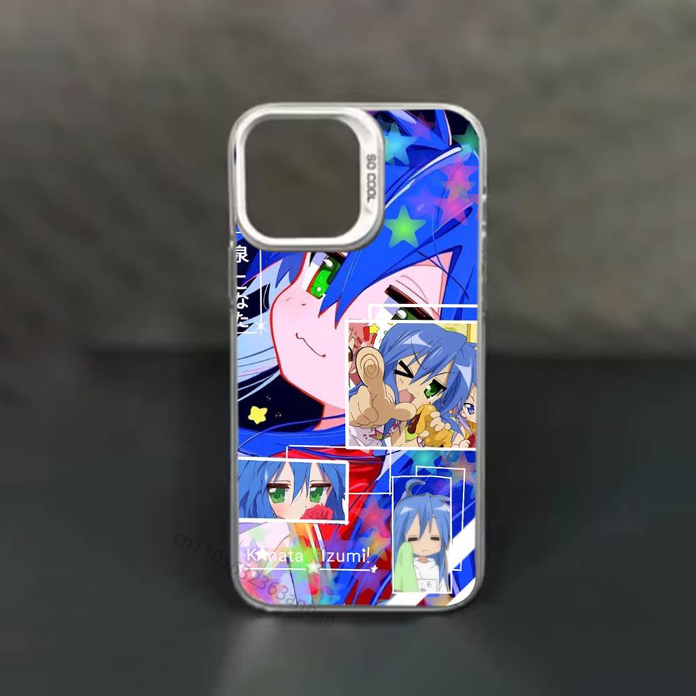 Konata Izumi L-Lucky S-Star Handyhülle für iPhone 17 11 12 Pro Max Plus Mini Air SE 16e 14 15 16 13 Soft Shell