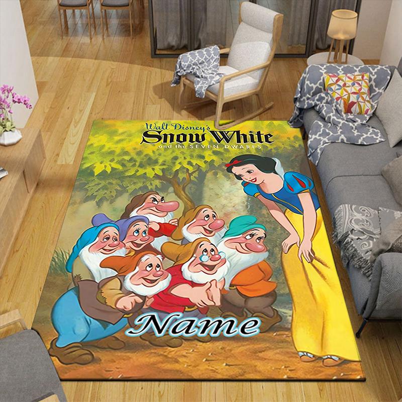 Custom 1Pc Snow White'S Garden Rug Office Carpet Indoor Outdoor Entrance Doormat Nonslip Soft And Comfortable Living Room D916239