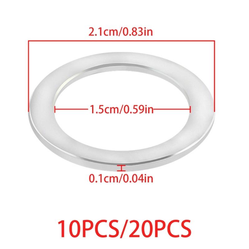 10Pcs Steel Bicycles Pedal Extension Spacers Bikes Pedal Washers Replacements for Moutain Bikes Bicycles Pedal Gasket