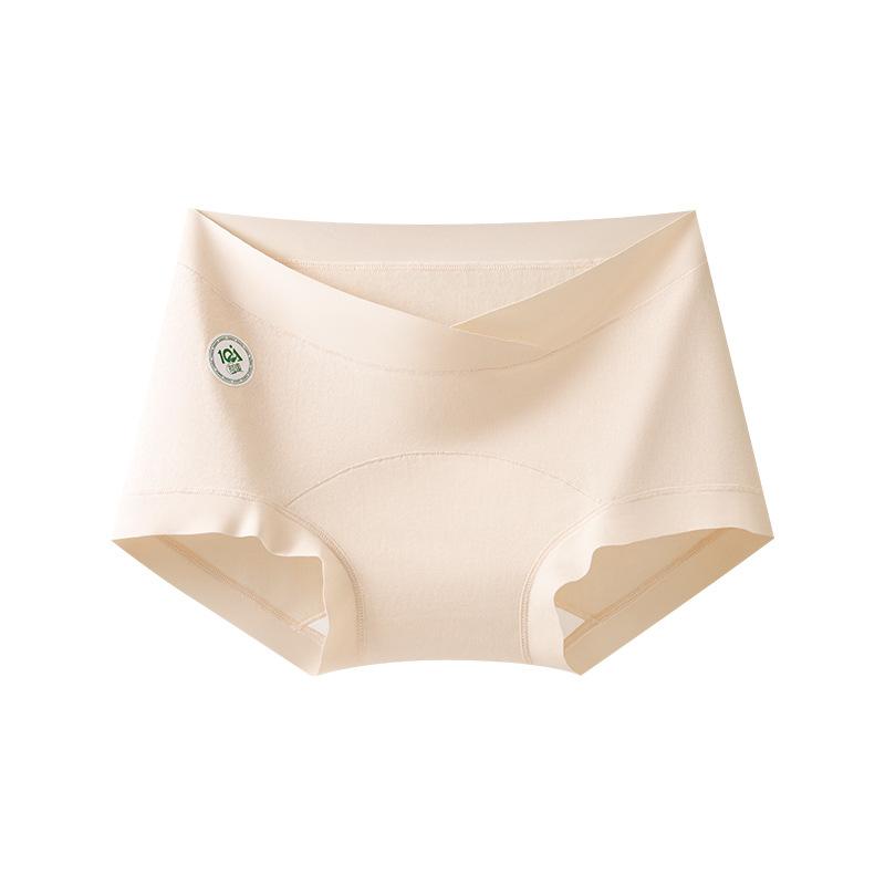 

Жіноча літня пробіотична білизна з чистої бавовни з ластовицею, для вагітних, з низькою посадкою XXL абрикосовий