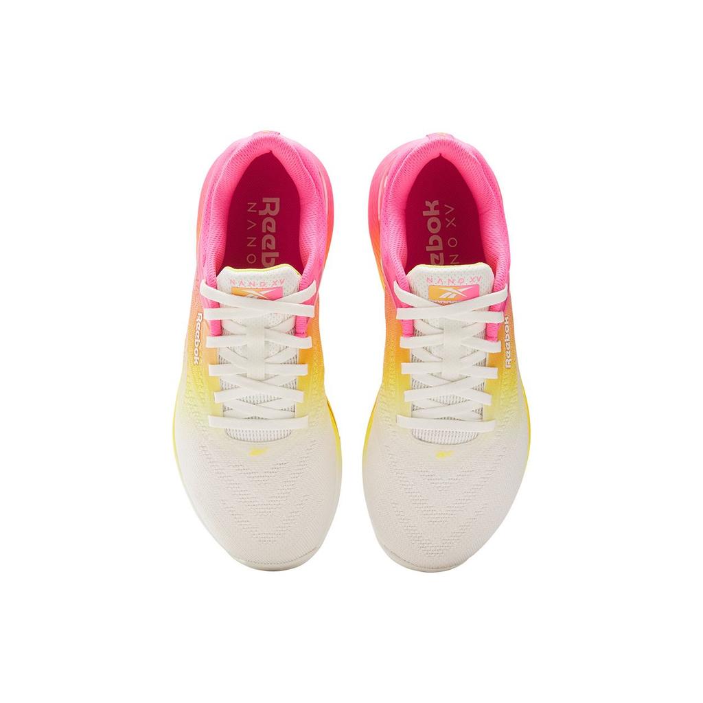 Reebok Nano X5 Atomic Pink Golden Haze Damen Sneaker Kreide 100209375