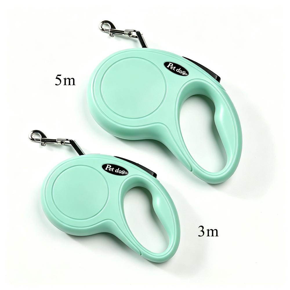 Nylon Dog Leash Automatic Retractable Puppy Lead Outdoor Hiking Extending Pet Traction Rope For Small Medium Cats Dogs Supplies
