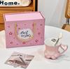 Creative Cat Paw Ceramic Mug - Cute Couple's Cup & Logo Gift