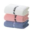 High-Density Coral Velvet Towel Embroidered Super Fine Fiber Face Towel Lock Edge Sliceable Perfect for Gifts Wholesale