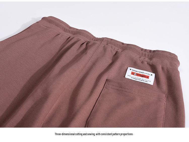 Macaron Color Casual Summer Sports Shorts - Terry Cotton, Loose Fit, Unisex Style