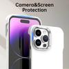 For iPhone 14 Pro Case Frameless Ultra Thin TPU + PET Phone Cover Reinforced Corners
