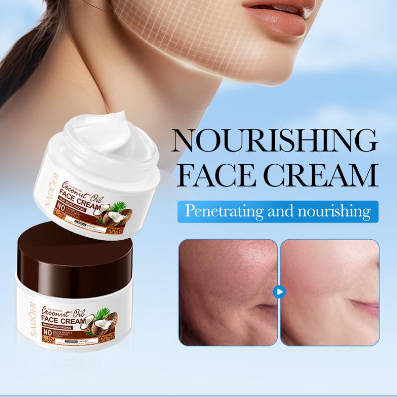Kokosöl Feuchtigkeitsspendende Hautpflege Kombination SADOER Hydratisierende Feuchtigkeitsspendende Verjüngende Creme