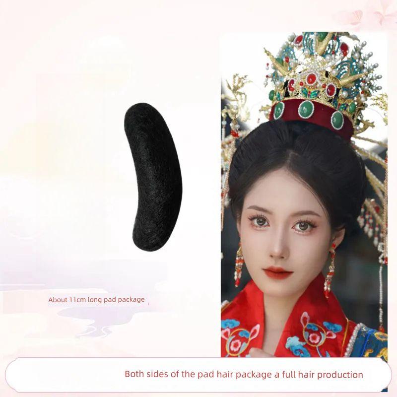 

Подушка для дивана «Принцесса» Бесплатная шерстяная подкладка Волосы Удобный гаджет Невеста Принцесса Укладка Специальный шиньон Эскапизм Принцесса Передняя область Подушка для дивана Two side pad package [Princess bag/Black] Single