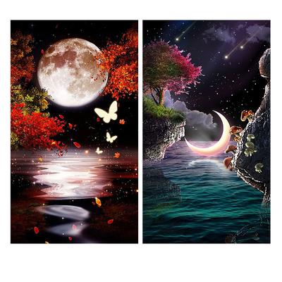 Landscape Series Diamond Painting Kits Full Round Drill Home Wall Rhinestones Drawing DIY Home Decoration Gift