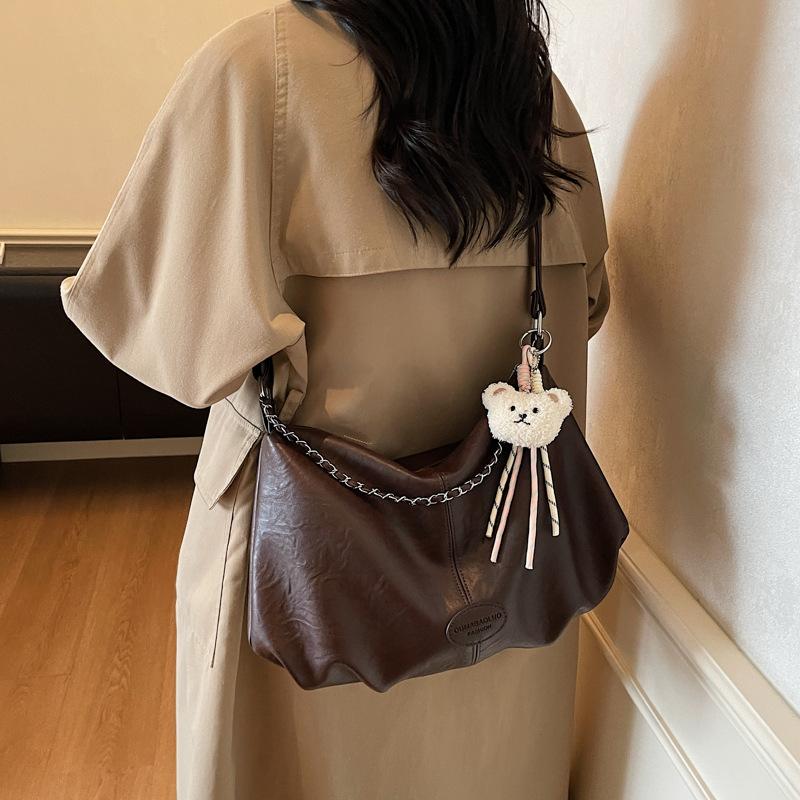 Große Kapazität Einkaufstasche Damen Schultertasche Pendler Umhängetasche