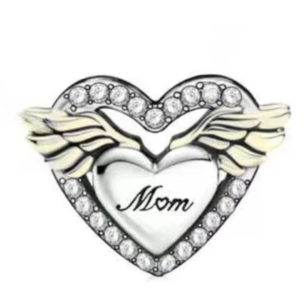 925 Silver Golden Charm Crown Family Tree Safety Chain Hollow Beads for Women DIY Bracelets Jewelry