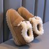 Children's Cotton Shoes Winter 2024 Warm Kids Flats Shoes Fashion Korean Versatile Soft Bottom Girls Fluffy Causal Plush Shoes