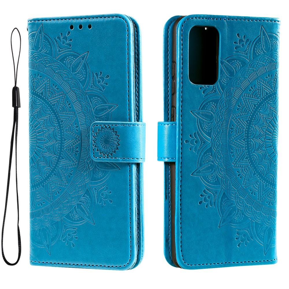 Samsung Galaxy A53 5G Flip Case, Mandala, Blue
