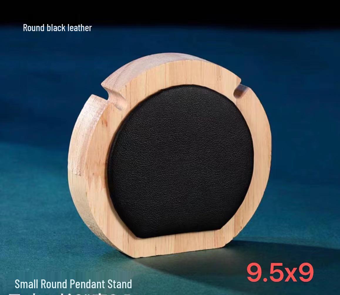 Solid Wood Jewelry Display Stand: Ring Tray, Necklace  Earring Holder Set