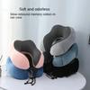 Lightweight U Shaped Neck Pillow with Storage Bag Airplane Neckrest Pad  Head Neck Support