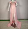 Elegant Lace & Chiffon Elastic Maternity Gown for Photoshoots