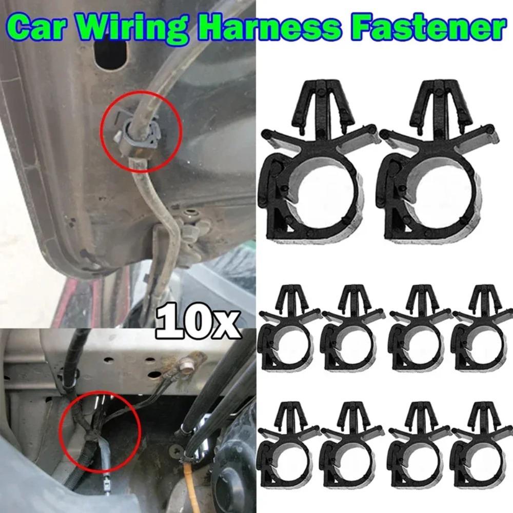 Multifunction car cable tie buckle set for auto wiring harness secure suit for automotive repair work