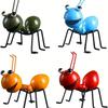 Metal Ant Garden Decoration Set, Indoor and Outdoor Wall Decoration Murals, 3D Sculpture Ant Art, Garden Courtyard Fence Decoration