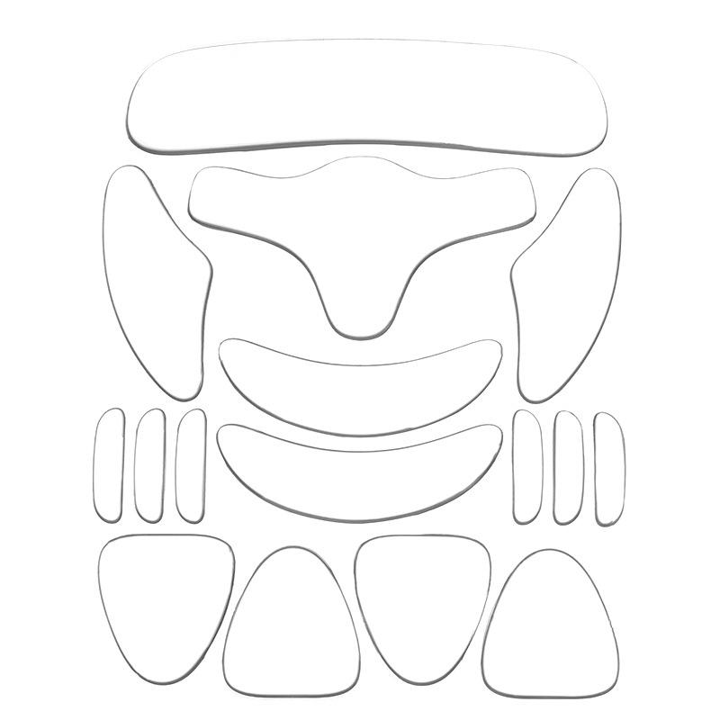 Silikon-Anti-Falten-Pflaster: Selbstklebend, Anti-Aging für Nasolabialfalten, Augen, Stirn, Gesicht, Hals und Dekolleté.