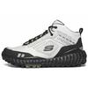 Monster Fabric Synthetic Leather Comfortable Low Top Dad Shoes Men Sneakers White Black 51943-WBK