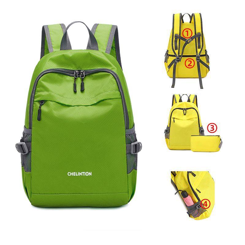 

Japanese Non-Printed Ultra-Thin Foldable Backpack Primary School Students Tutorial Schoolbag Kids Spring Outing Outdoor Travel Grass green 12L [Foldable] over 6 years old