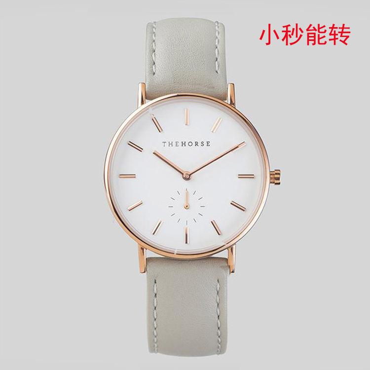 Best-Selling Boutique Fashion Simple Model The Hor Se Horse Watch Waterproof Two And A Half Hand Watch 782