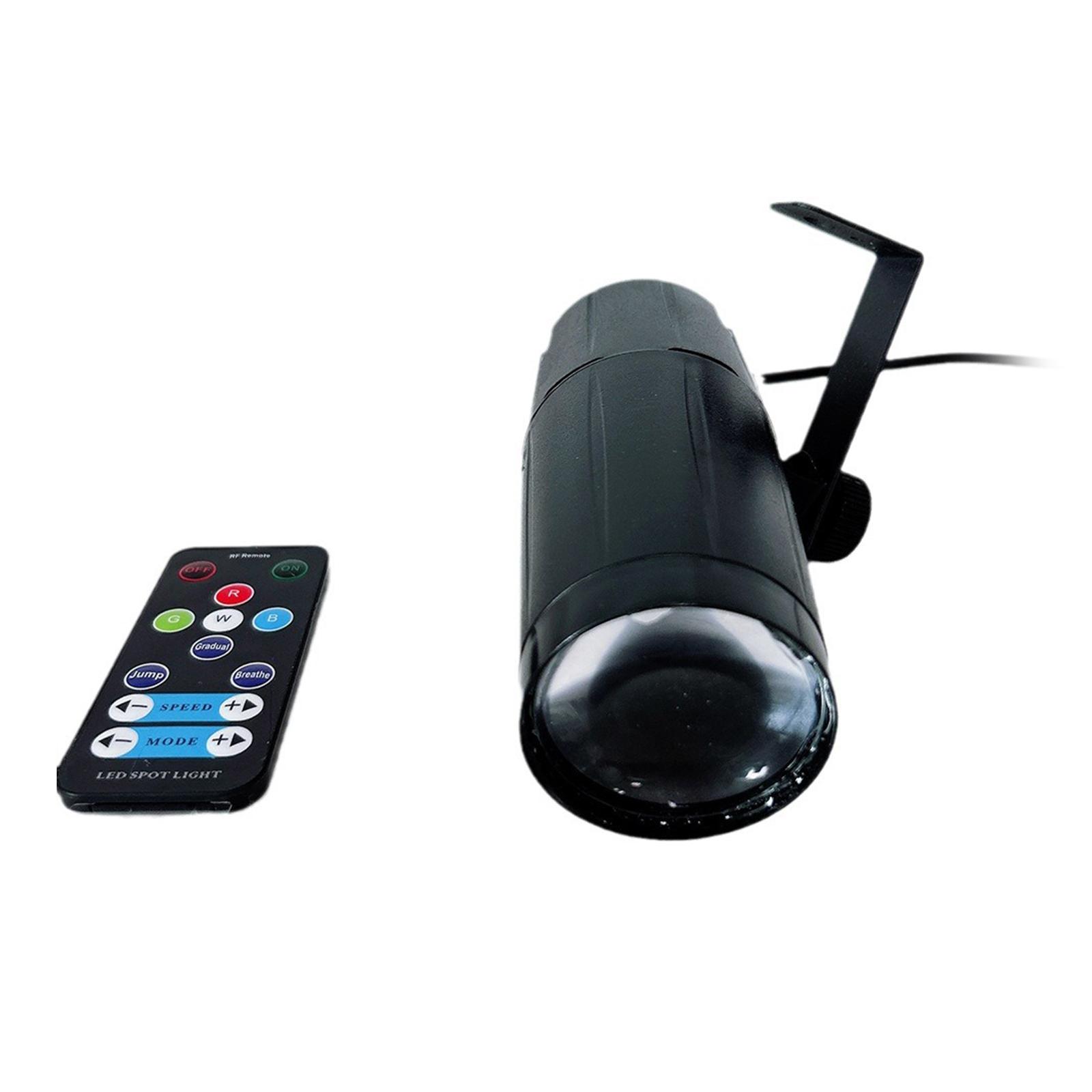 

20 Вт сценический светильник с дистанционным управлением светодиодный прожектор с небольшой апертурой, бегущий зеркальный шар, мини-прожектор EU Plug