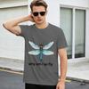 T-shirt Oversize Perché Sono Così Figo Divertente Meme Libellula Magliette in Puro Cotone T-shirt Casual Top a Manica Corta Divertenti Y2K