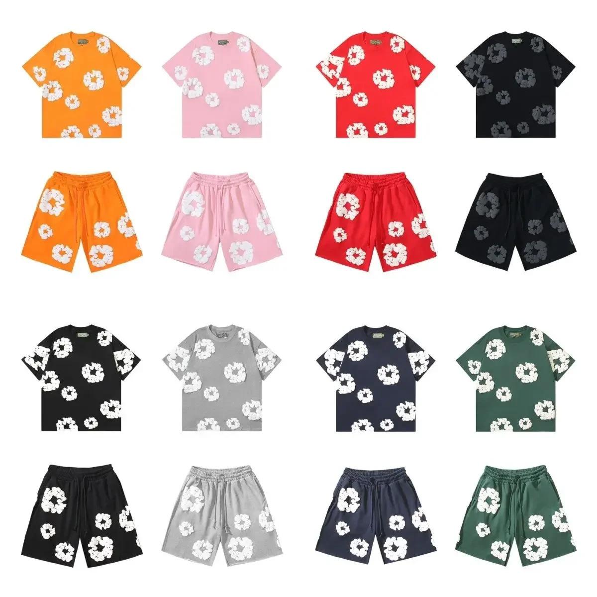 

Kapok Short Sleeved T Shirt Shorts Suit Short Set Spring Summer Soft XS