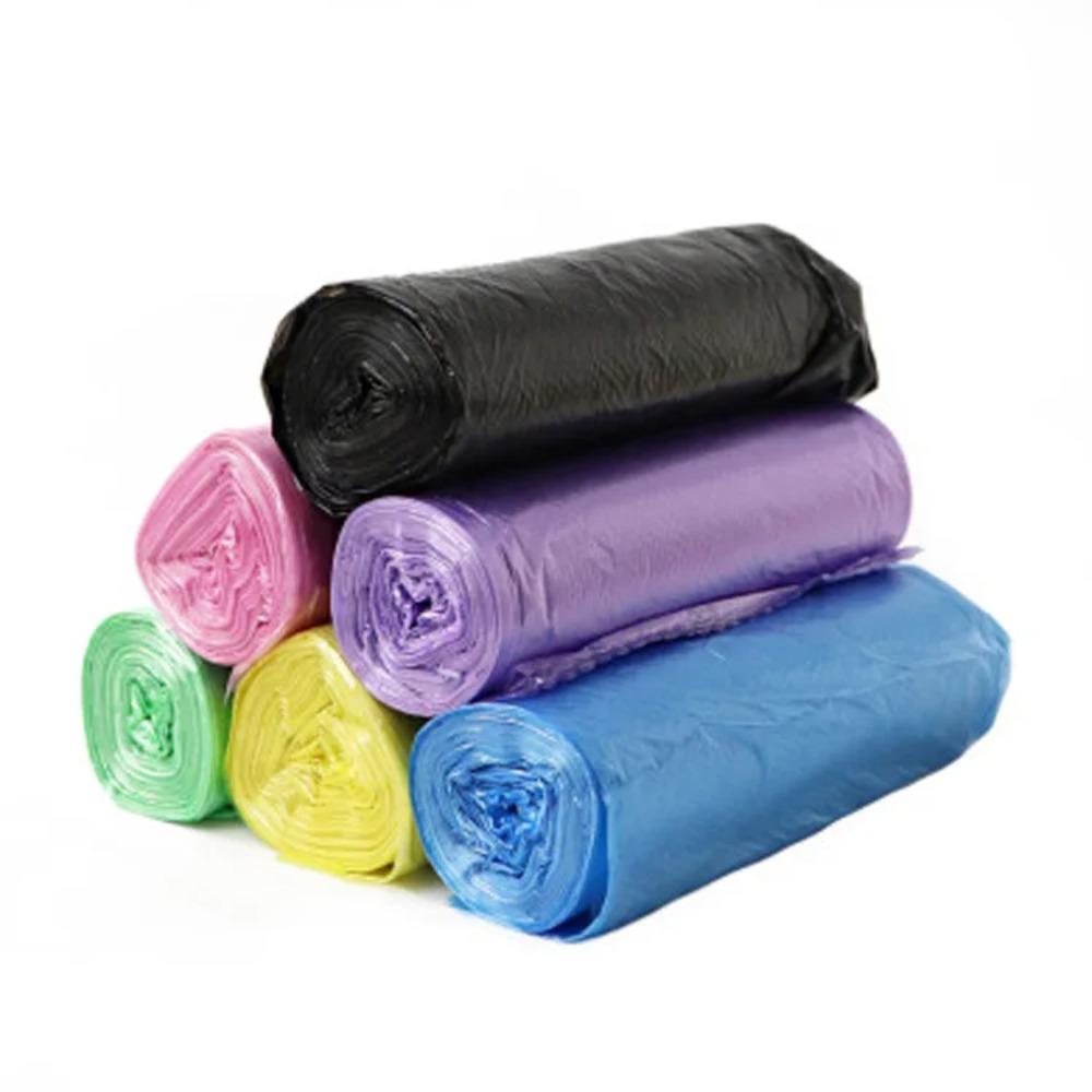 200PCS Plastic Disposable Garbage Bags Household Trash Bag Liner Bags Trash Pouch Storage