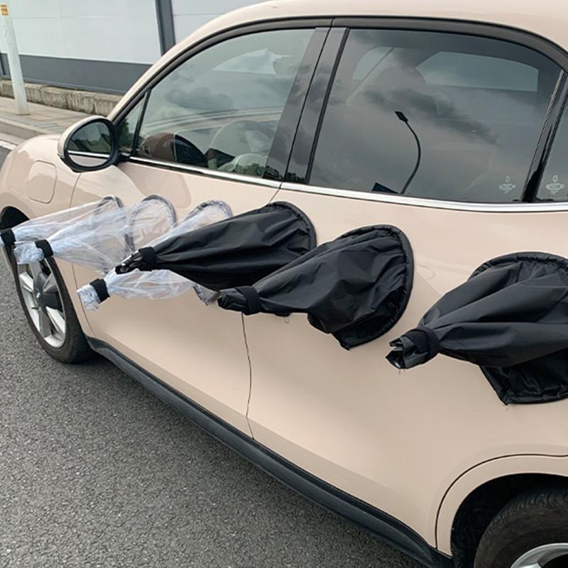 Kryt nabíjecího portu auta proti dešti, Kryt zástrčky nabíječky EV Magnetický průhledný kryt pro elektrické vozidlo Voděodolný venkovní nabíjení