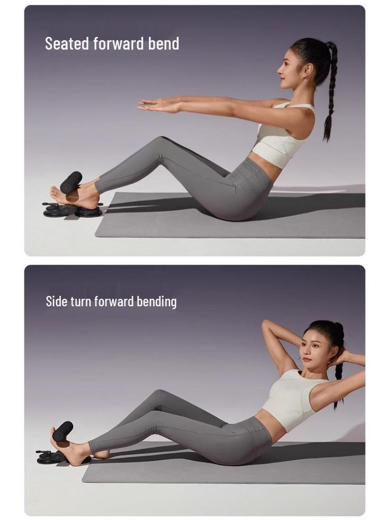 Dual Suction Cup Sit-up Assistant with Pull Rope