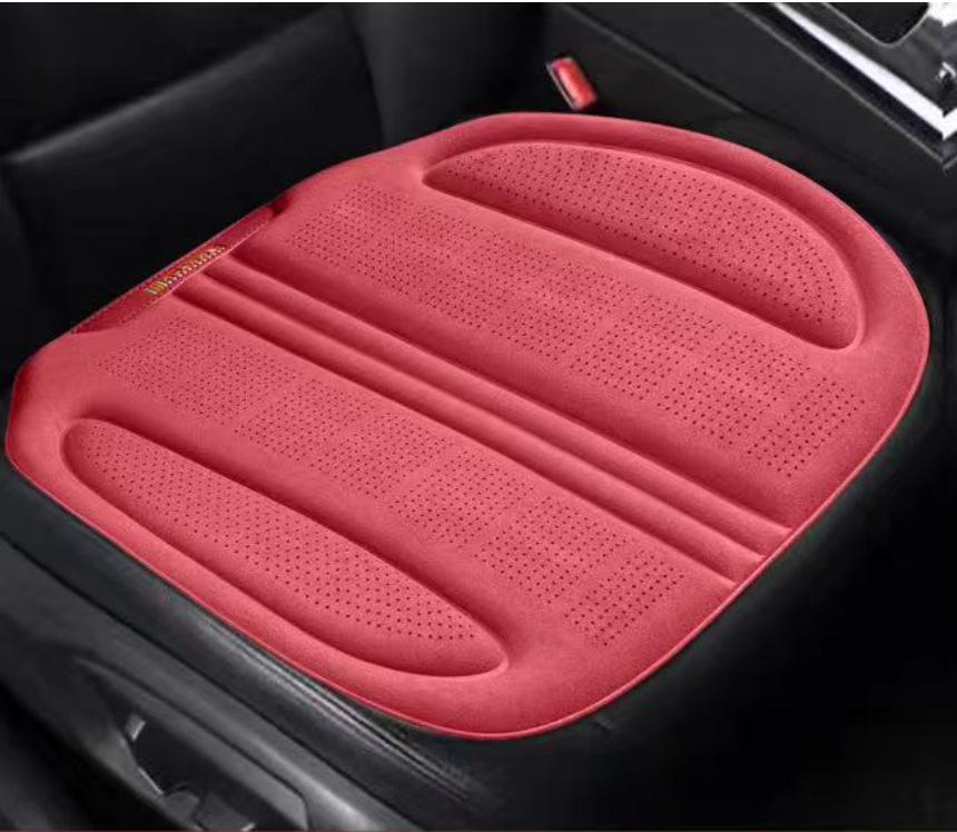 Universal Breathable Lambskin Suede Car Seat Cushion for All Seasons