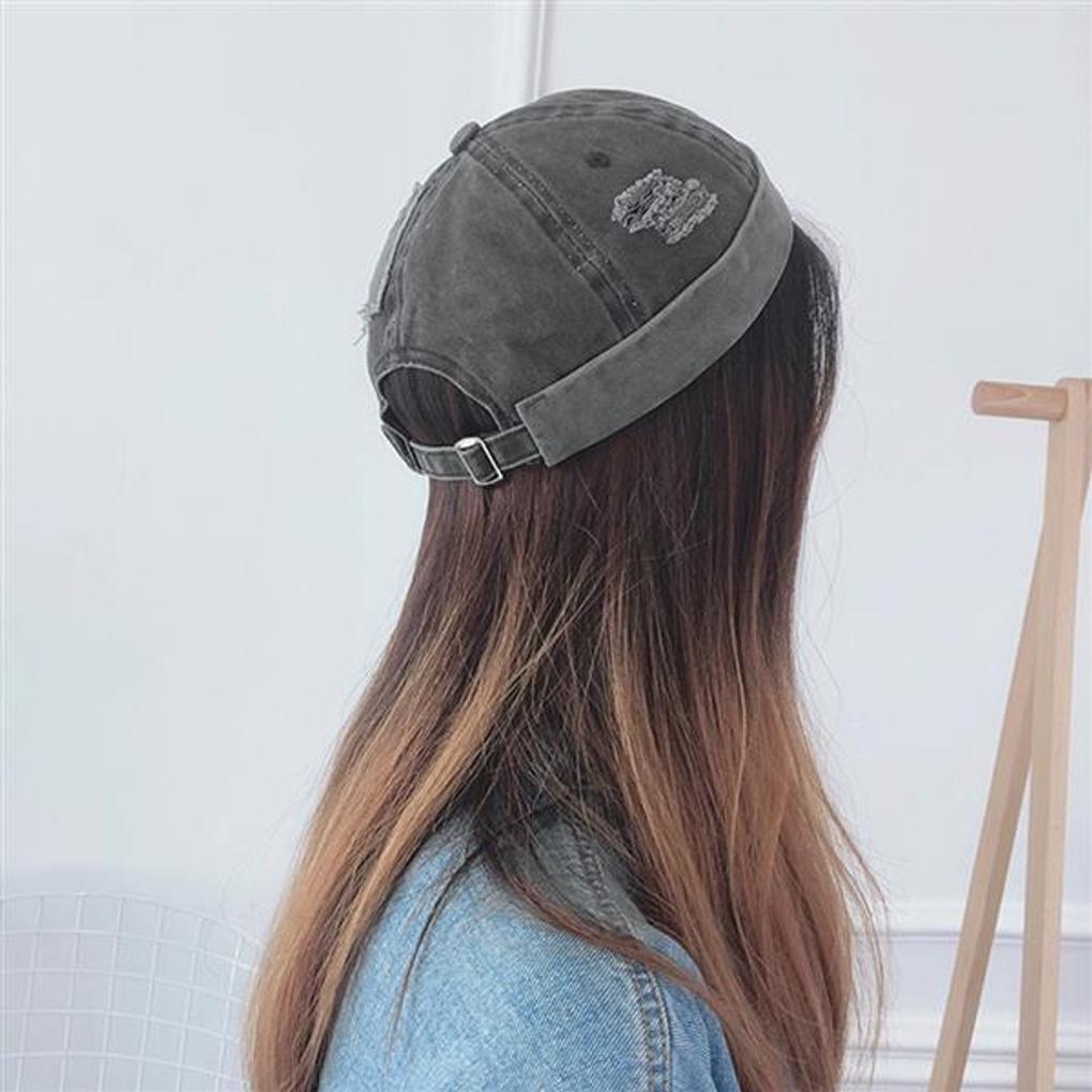 Tio Vintage Watch Cap (Gray) / Brimless Skullcap