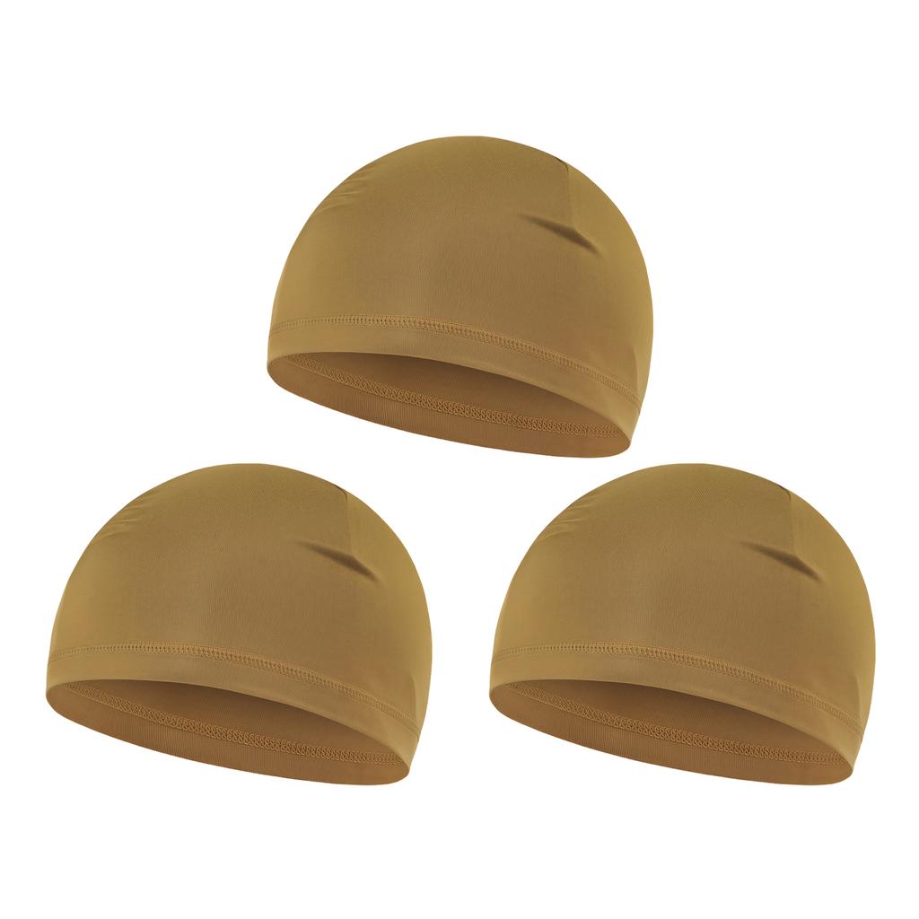 3Pcs Light Weight Breathable Bike Helmet Liners Kids Elastic Cycling Hat Football Sports Wicking Hat Cycling Accessories