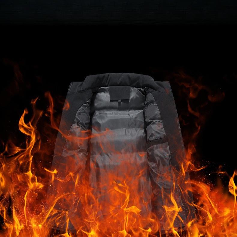 Casual Cotton-padded Jacket Vest Men's Thickened Winter Men's Wear Stand-up Collar Warm Down Vest Worn Outside