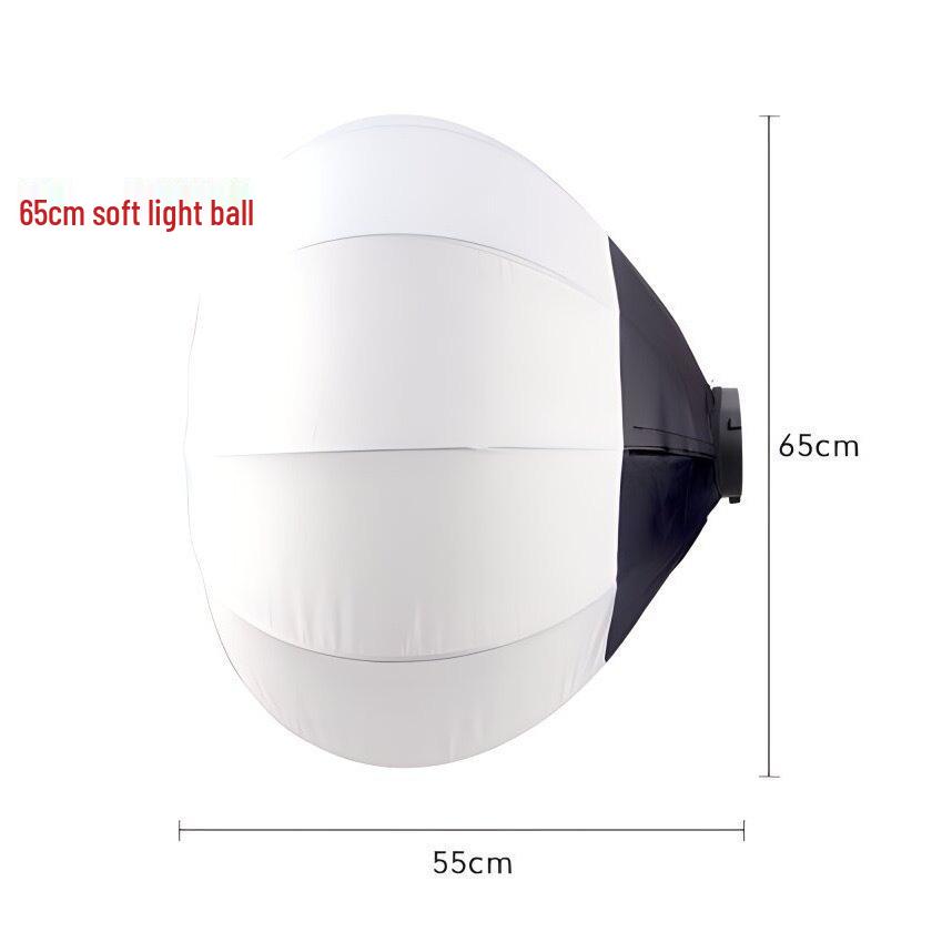 65CM Spherical Softbox Photography Light for Professional Live Streaming