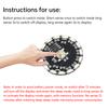 16 Modes Button Switch Control Flow Lights Wireless Lamp Flashing Gradient Rotating Lamp Breathing Lights Model Toys