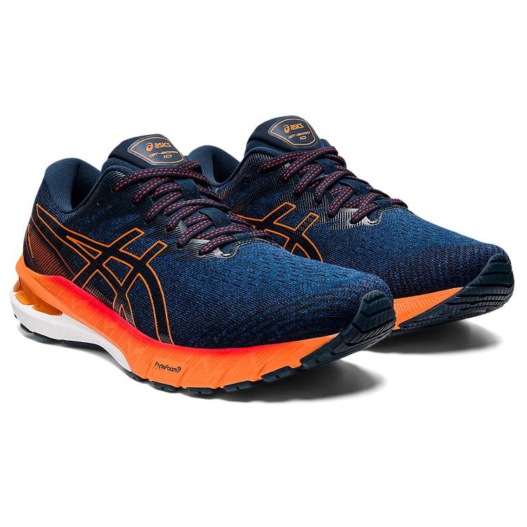 Asics GT 2000 10 Mako Blue Shocking Orange 1011B185-402