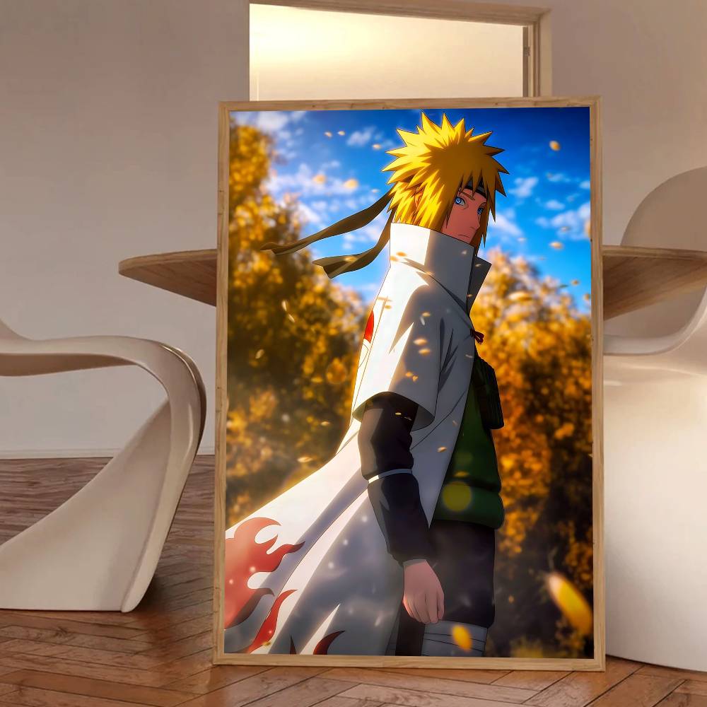 Anime Character Minato Namikaze Manga Posters HD Print Vintage Wall Art Decor for Home Study Room