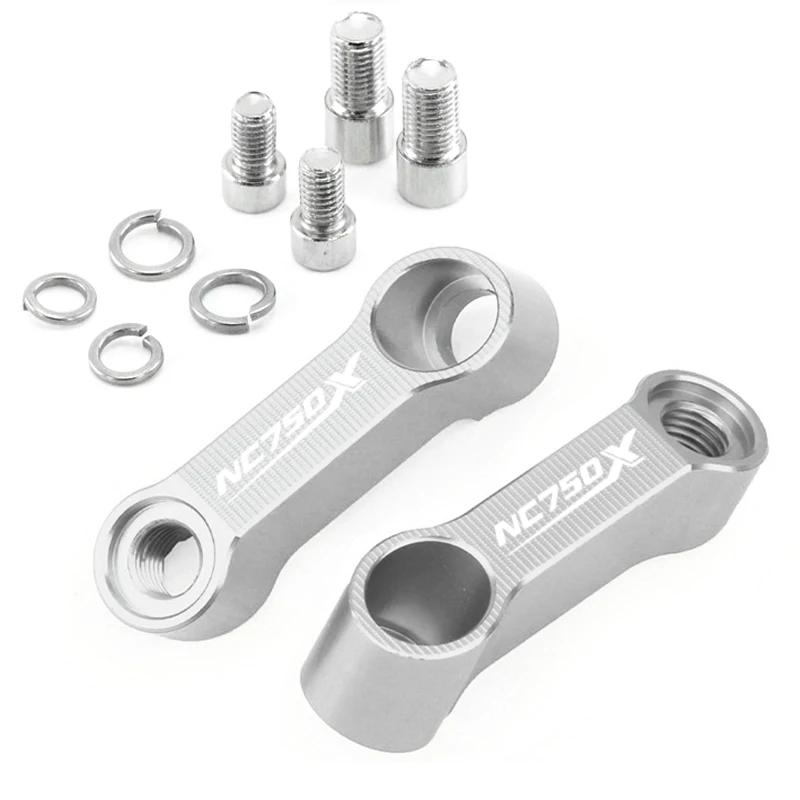 Rückspiegelverlängerung Motorrad Aluminium Spiegel Erhöhung Verlängerungshalterung Für HONDA NC750 NC700S NC750X Zubehör NC 750 X