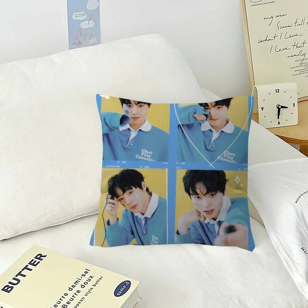 Korean Idol P-Park Ji-Hoon  Cushion Cover Inches Farmhouse Decor Home Throw Pillow Covers for Couch Decorations