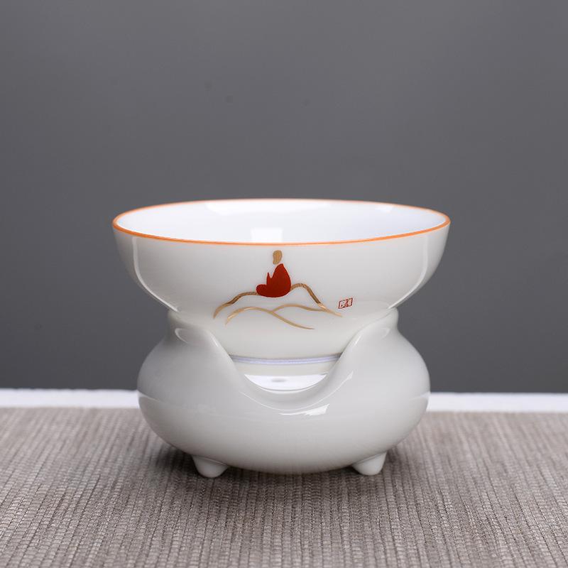 

Дехуа Білий Порцеляновий Керамічний Ситечко для Чаю Побутовий Набір для Чаю Кунг-фу Тримач Фільтра Аксесуари для Чайної Церемонії Сітчастий Фільтр для Чаю Виробник